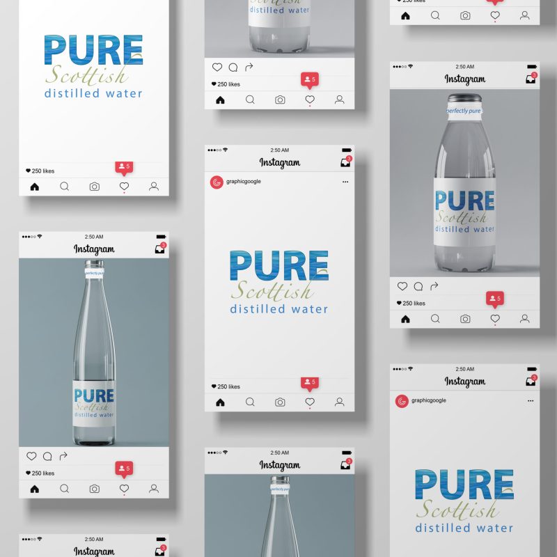 logo design for a bottled water company